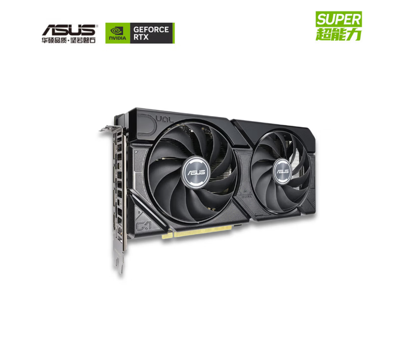 DUAL GeForce RTX 4070 SUPER O12G EVO 电竞游戏专业独立显卡
